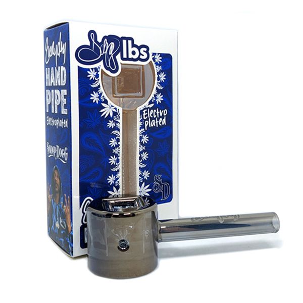 Dogg Lbs (Hand Pipe) 4" Everyday Electro Plated Cylinder smoke with packaging